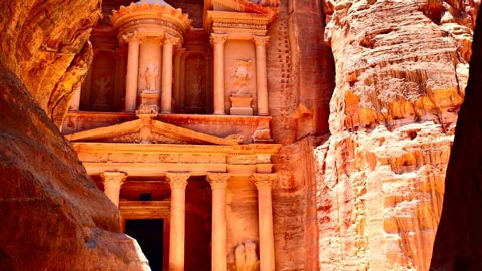 Das Portal zur antiken Felsenstadt Petra.