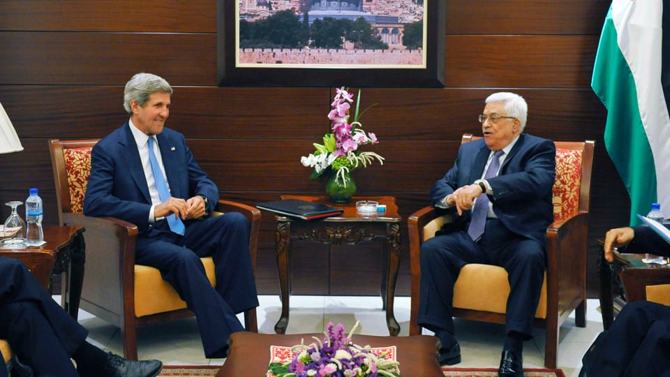 John Kerry und Mahmud Abbas