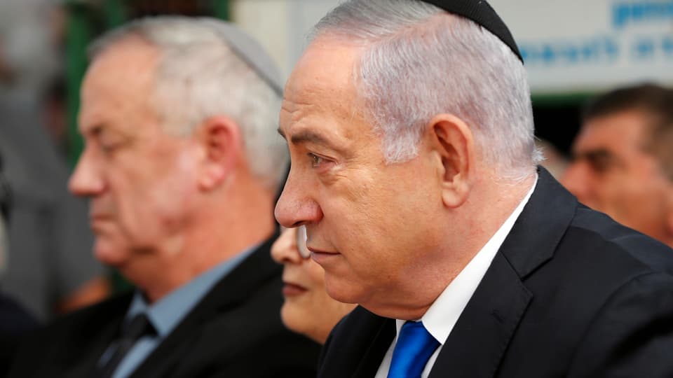 Netanjahu und Gantz.