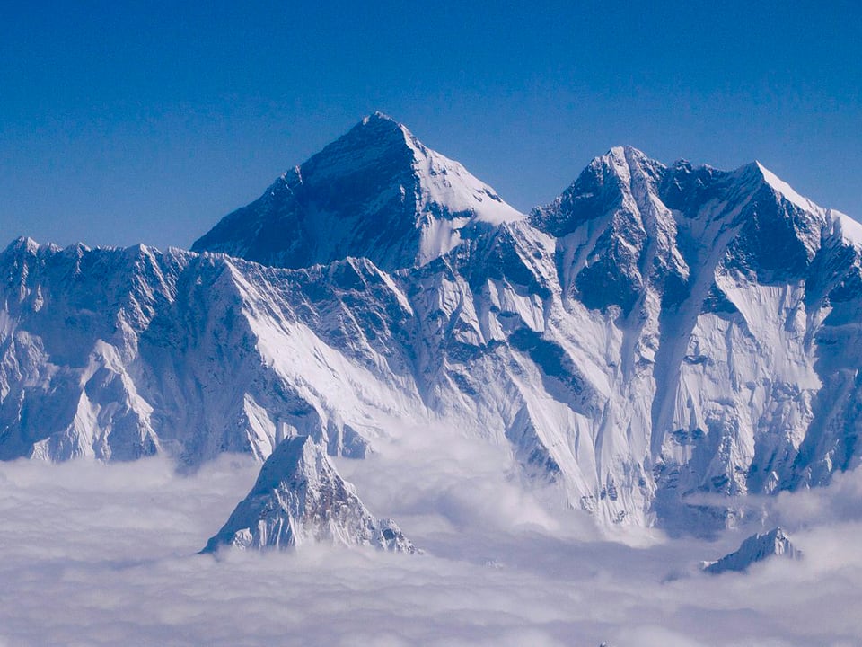Luftaufnahme vom Mount Everest