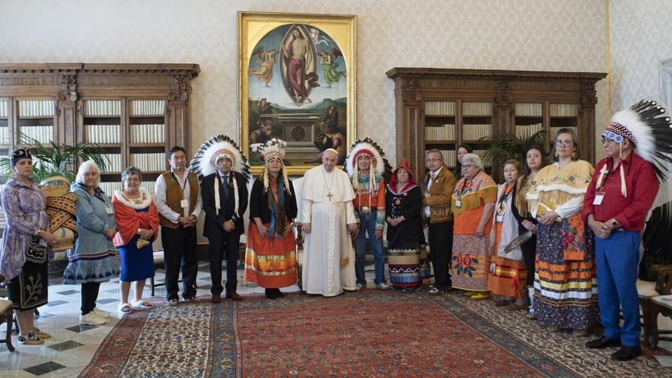 Papst Franziskus in Kanada. 