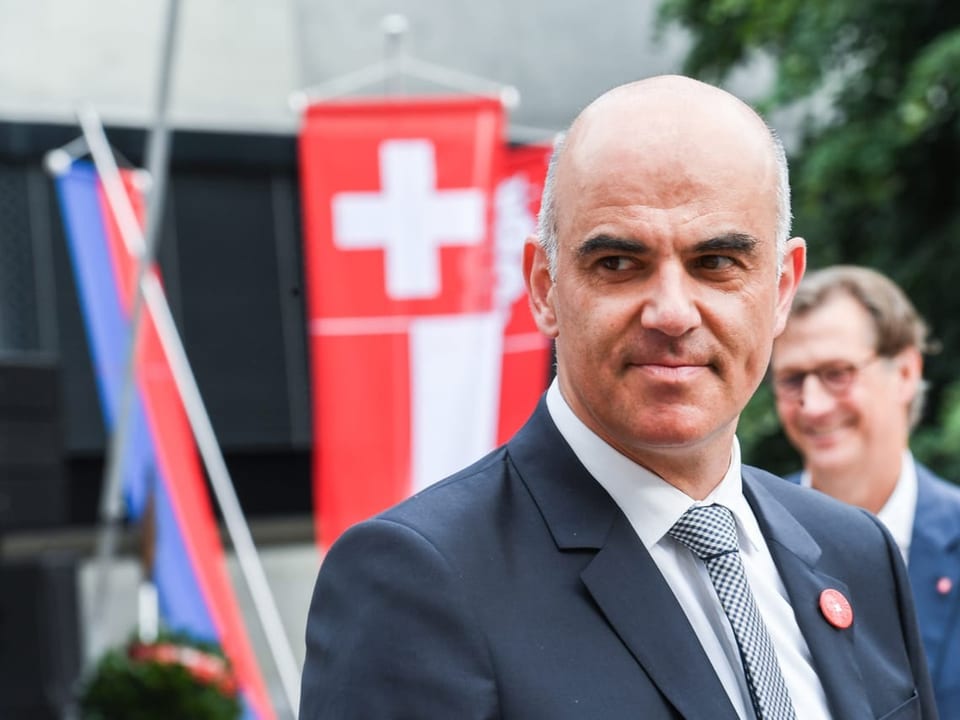 Alain Berset an einem feierlichen Anlass