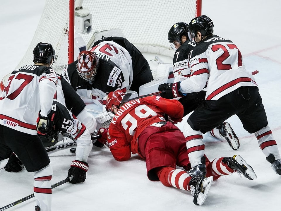 Bei der WM 2018 setzte sich Kanada gegen die «Sbornaja» im WM-Viertelfinal durch.