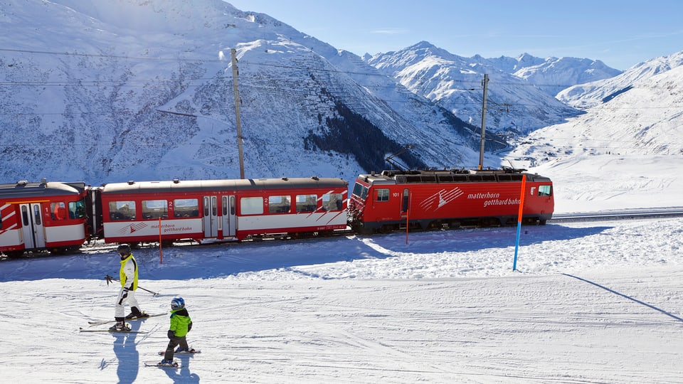Ein Bild der Matterhorn-Gotthardbahn