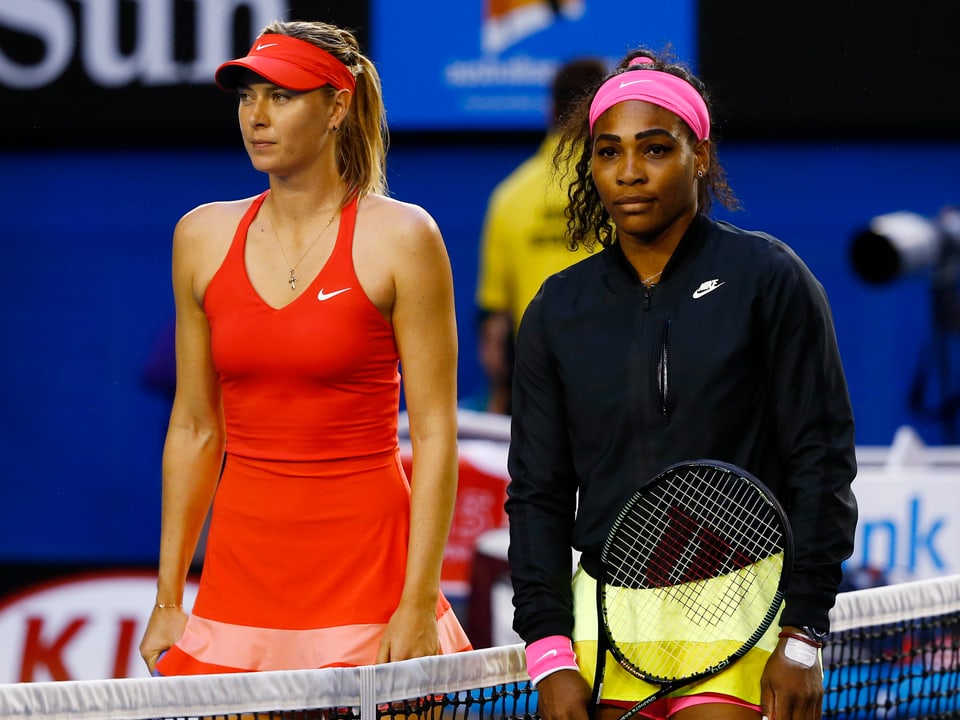 Maria Scharapowa und Serena Williams.