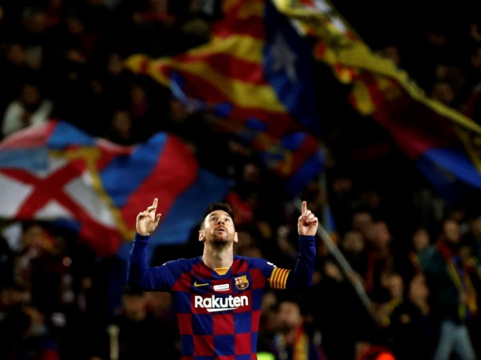 Auf Trainings mit der Mannschaft muss auch Barcelonas Lionel Messi weiter warten.