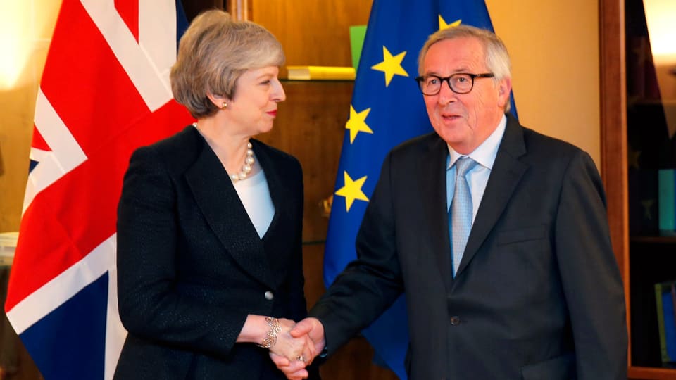 May und Juncker mit Kompromiss bei Backstop-Frage