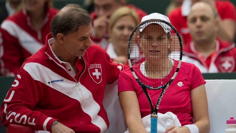 Heimspiel Captain Heinz Günthardt und Romina Oprandi dürfen in der Schweiz antreten.