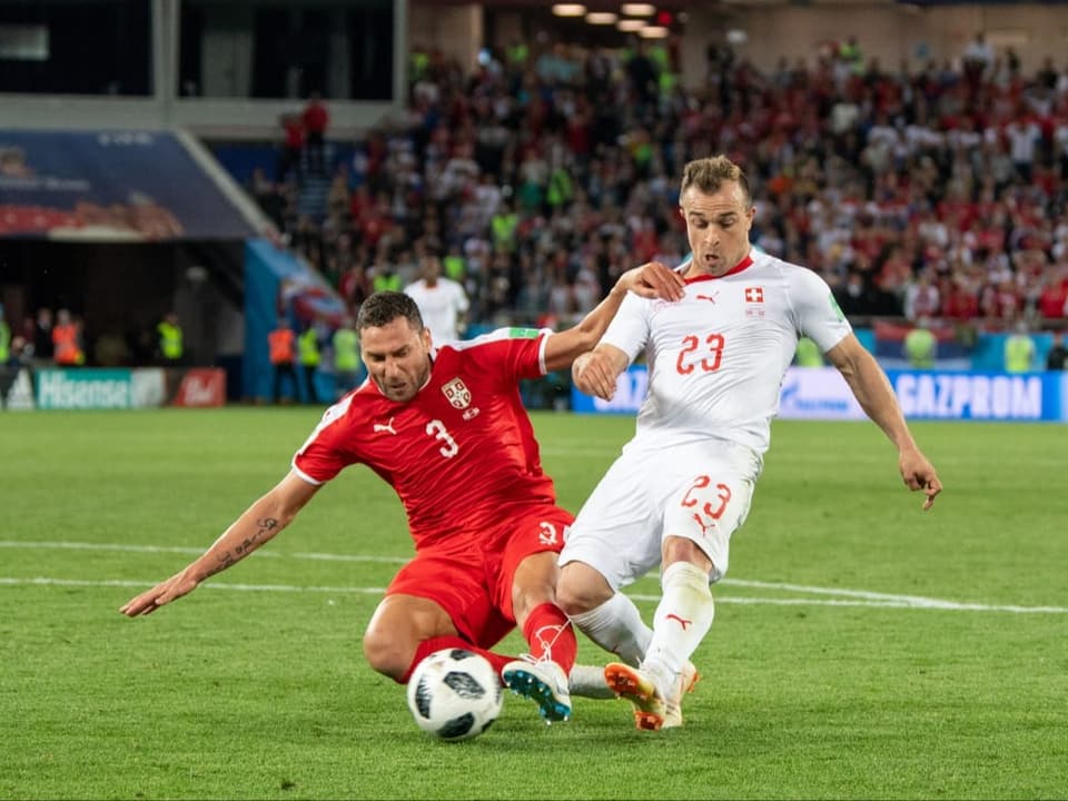 Die Entscheidung vor vier Jahren Der Serbe Dusko Tosic und Xherdan Shaqiri