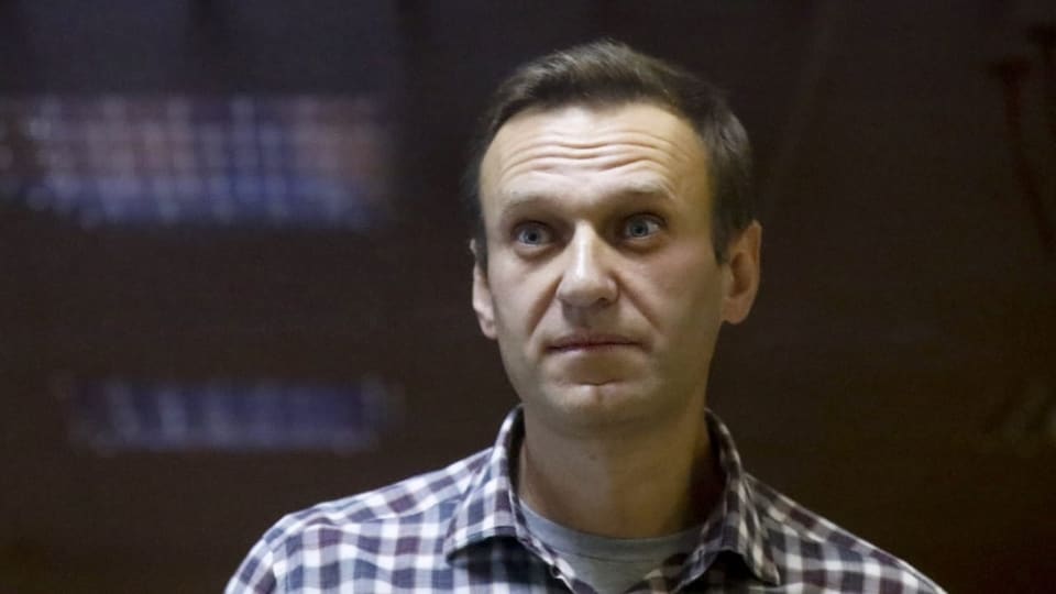 Porträt vom russischen Oppositionspolitiker Alexei Nawalny.
