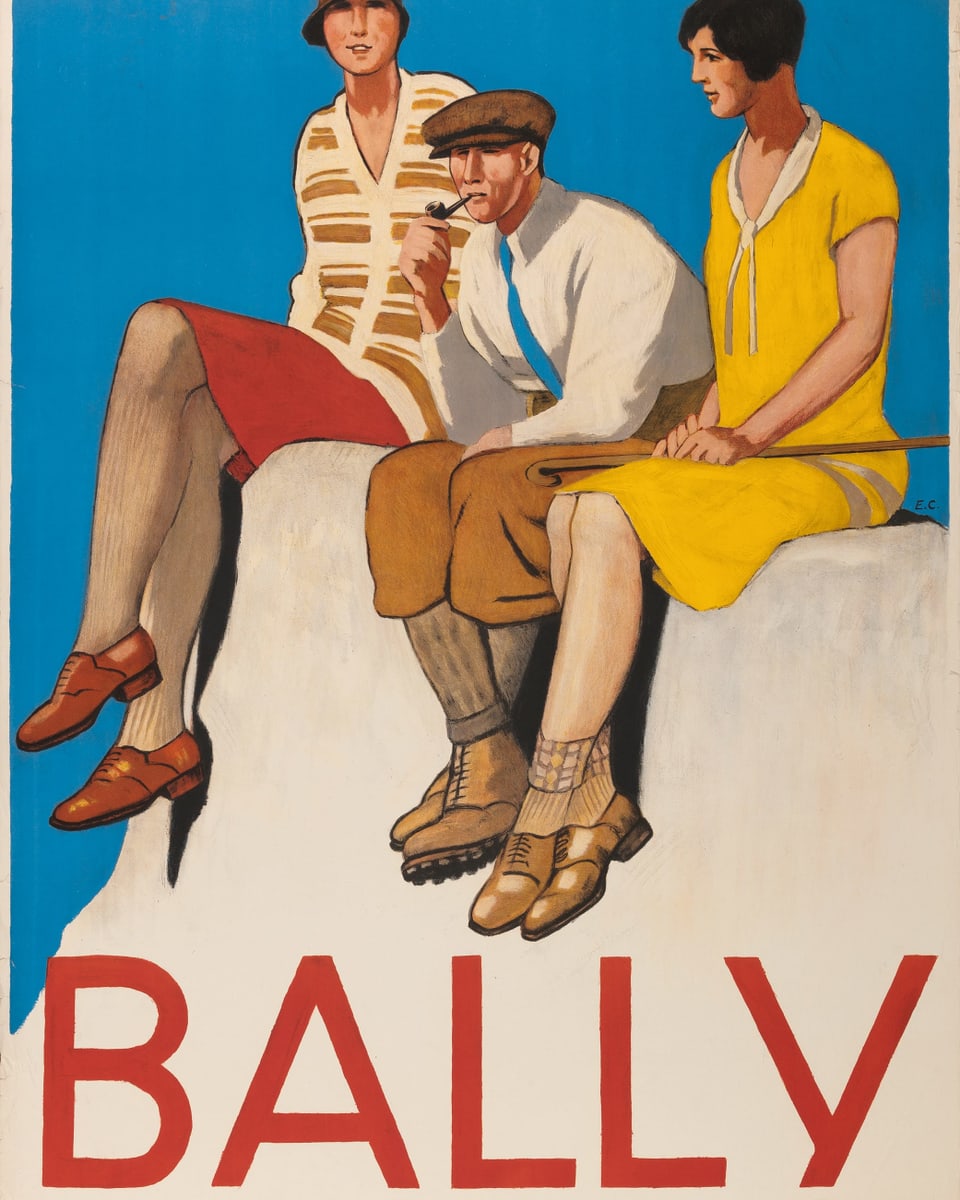 «Bally»-Werbung aus dem Jahr 1928.