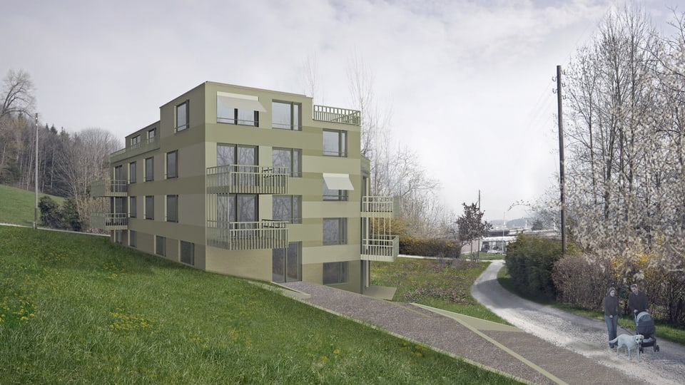 15 Wohnungen können im Haus für MCS-Betroffene in Zürich bezogen werden.
