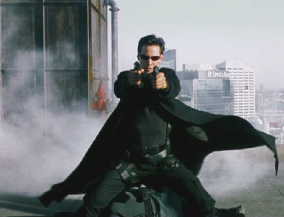 Die Rolle, die Keanu Reeves am meisten geprägt hat: Als Hacker Neo kämpft er in der «Matrix» Trilogie gegen die Herrschaft der Maschinen.