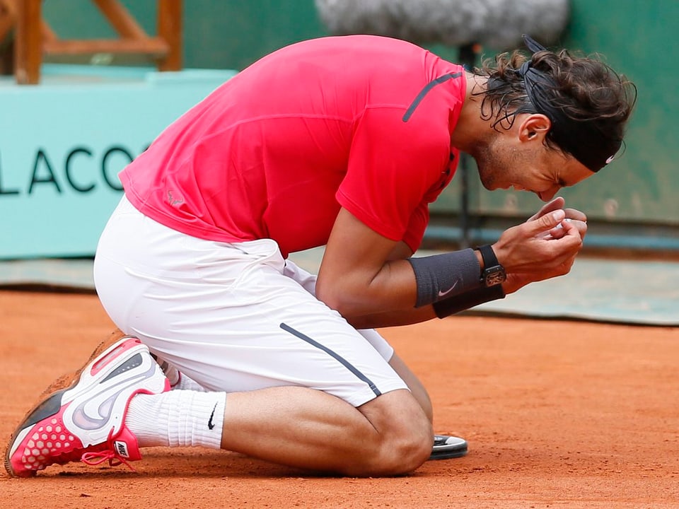 Nadal nach seinem Erfolg 2013. 
