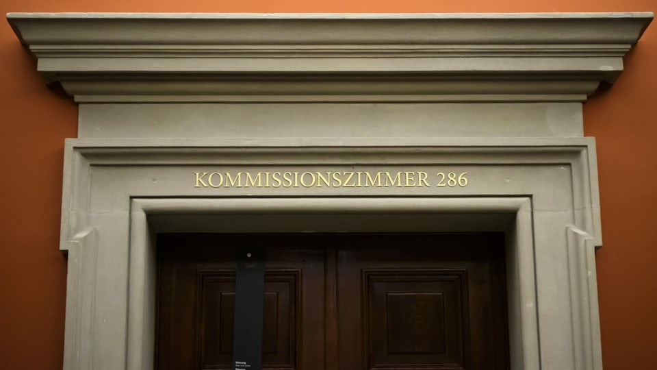 Kommissionszimmer im Bundeshaus.