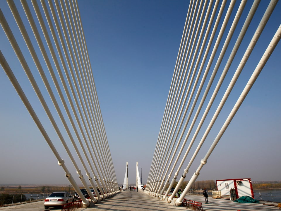 Schrägseilbrücke