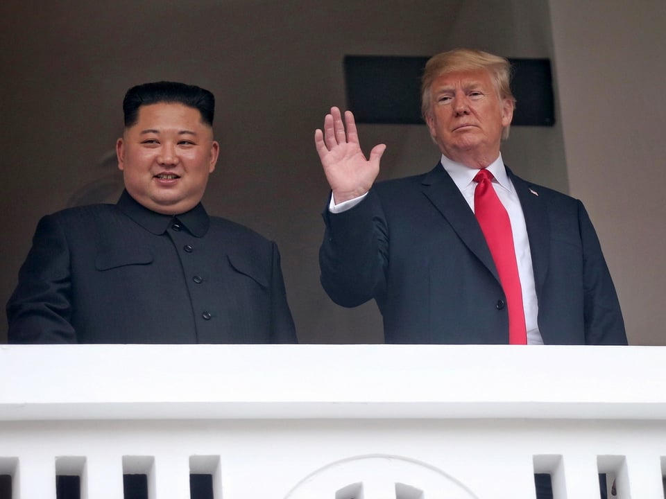 Trump und Kim.