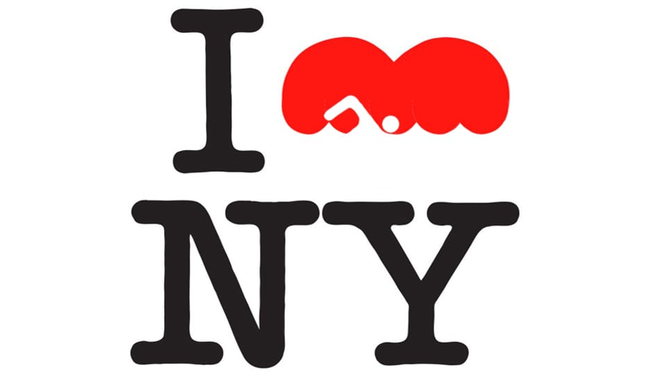 In dieser Bildmontatge versinkt das «I love New York»-Logo in den Fluten des Hurrikan Sandy.