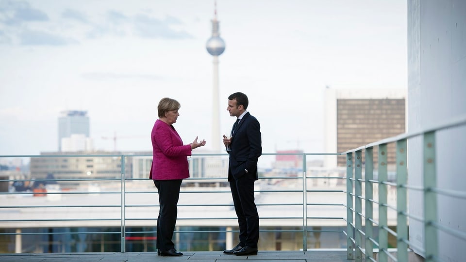 Ist die Harmonie zwischen Macron und Merkel mehr Schein als Sein?