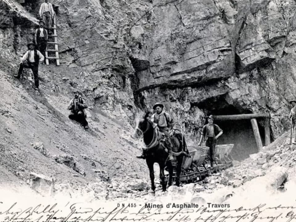 Eine Asphaltmine