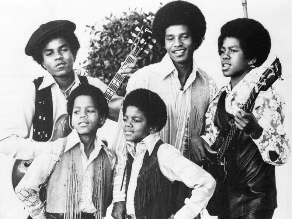 Die Jackson Five in den 1970ern 