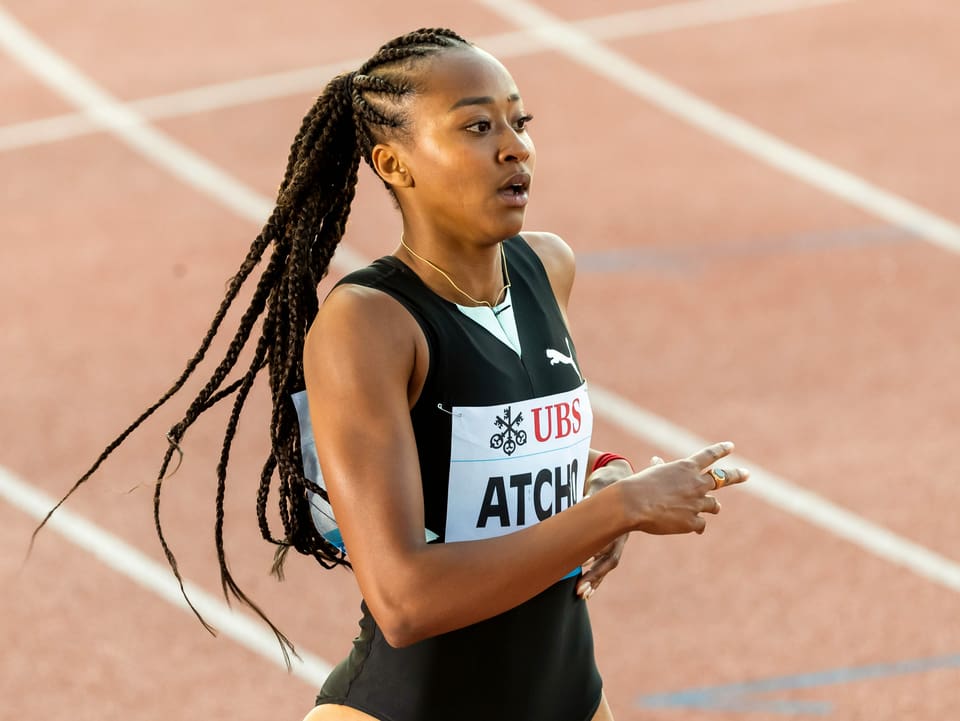 Sprinterin Sarah Atcho.
