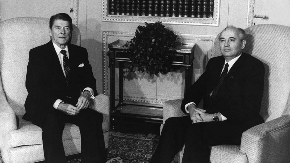 Ronald Reagan und Michail Gorbatschow