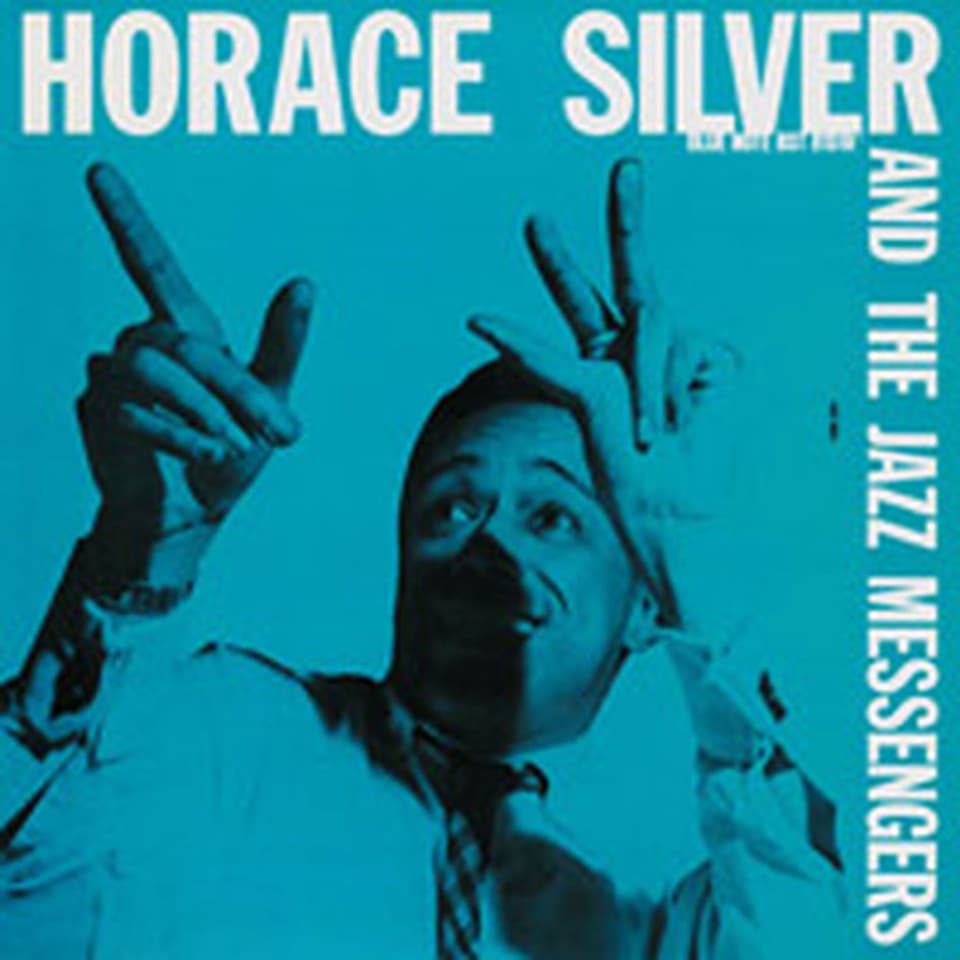 Blaues Cover von Horace Silver and The Jazz Messengers.