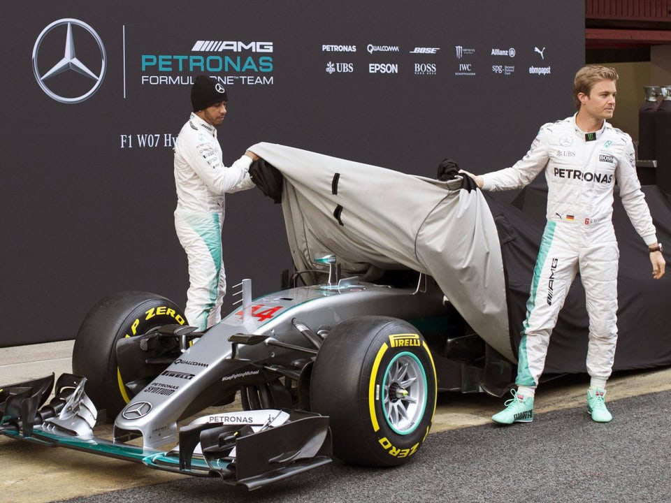 Formel 1-Team stellt neues Auto vor.