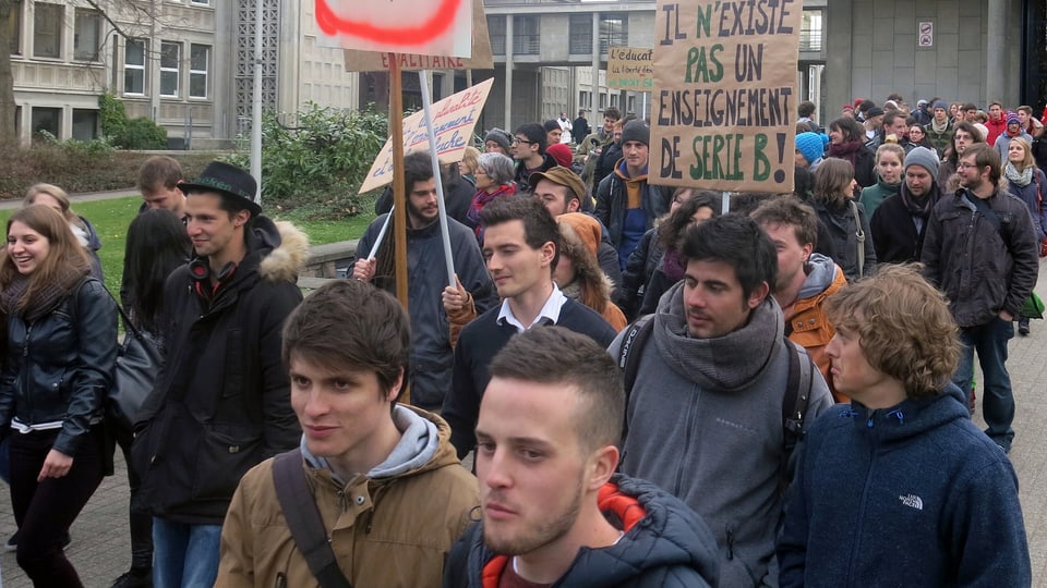 Demonstration gegen das neue Universitätsgesetz (26.3.2014)
