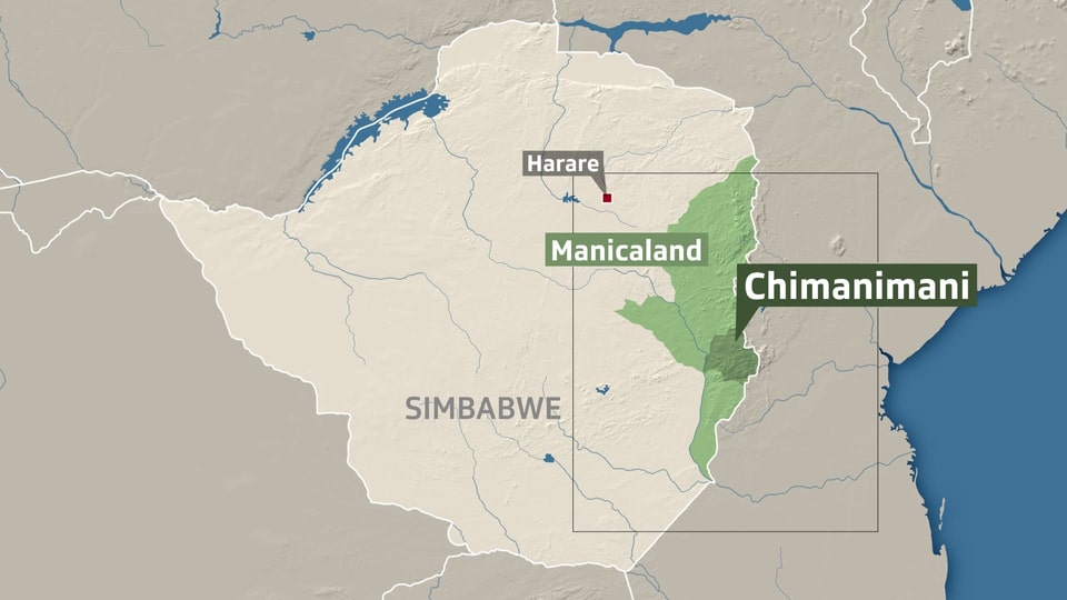 In Simbabwe ist die Region Chimanimani besonders von «Idai» betroffen.
