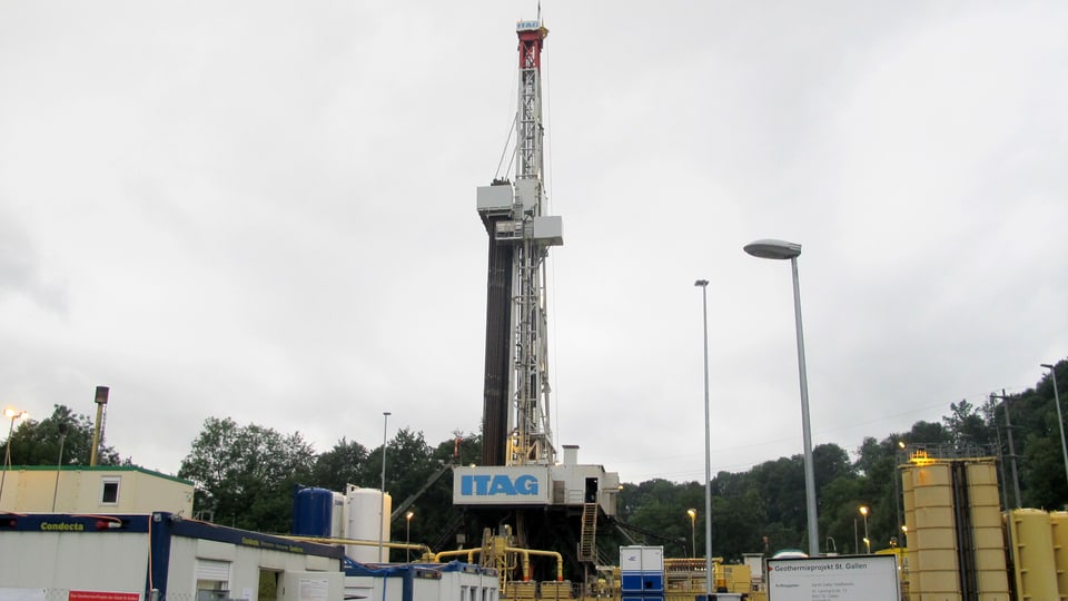 Bohrturm Geothermie