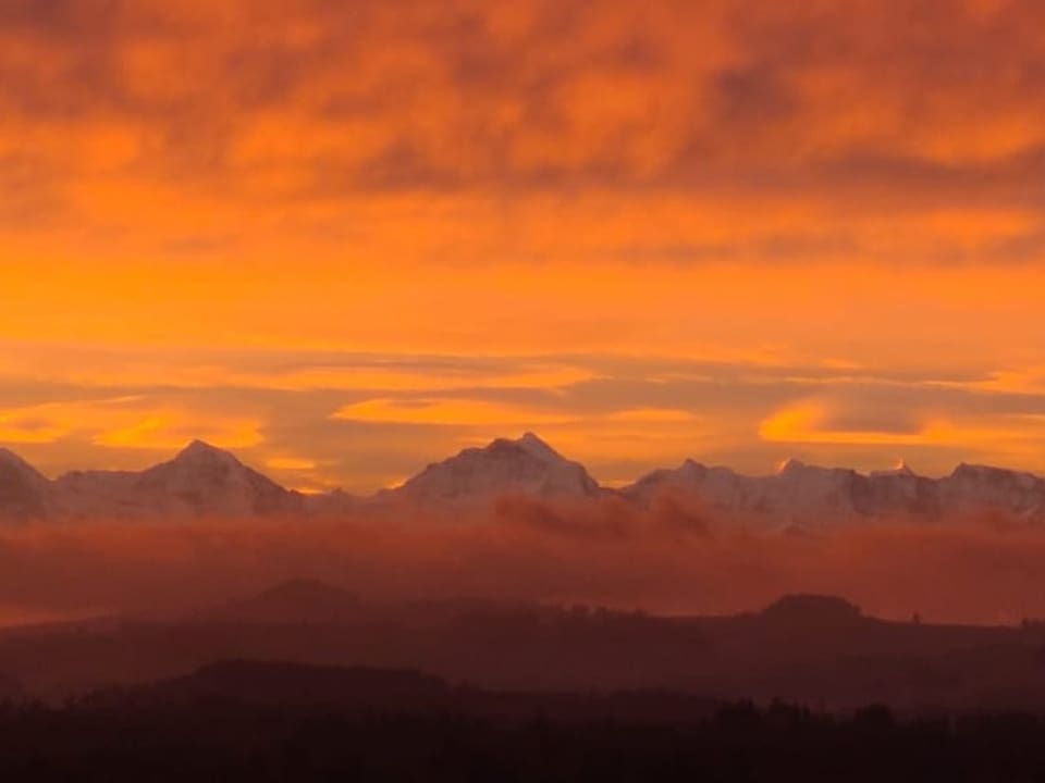 Rosshäusern/BE Morgenrot