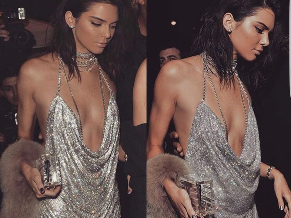 Kendall Jenner im sexy Abendkleid