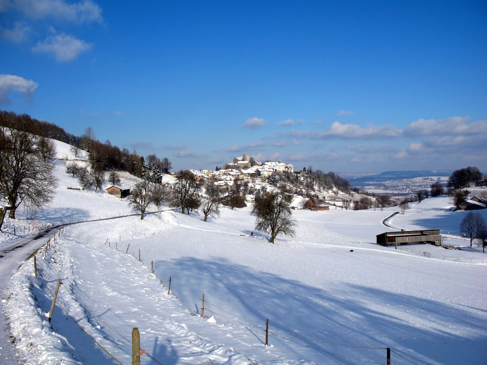 Das Bild zeigt eine Schneelandschaft. 