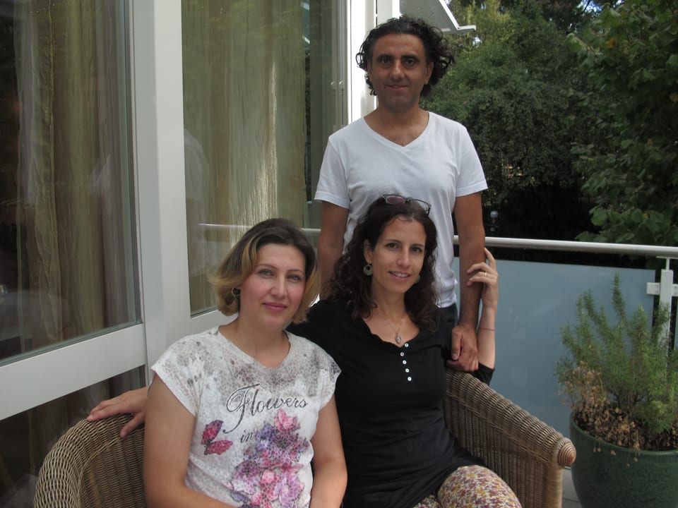Rocco Christofaro und Annalisa Spagnoli haben die Patenschaft des jüngsten Sohnes von Khalida Omar übernommen.