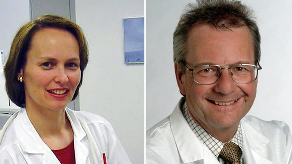 PD Christina Jeanneret und Prof. Hugo Saner