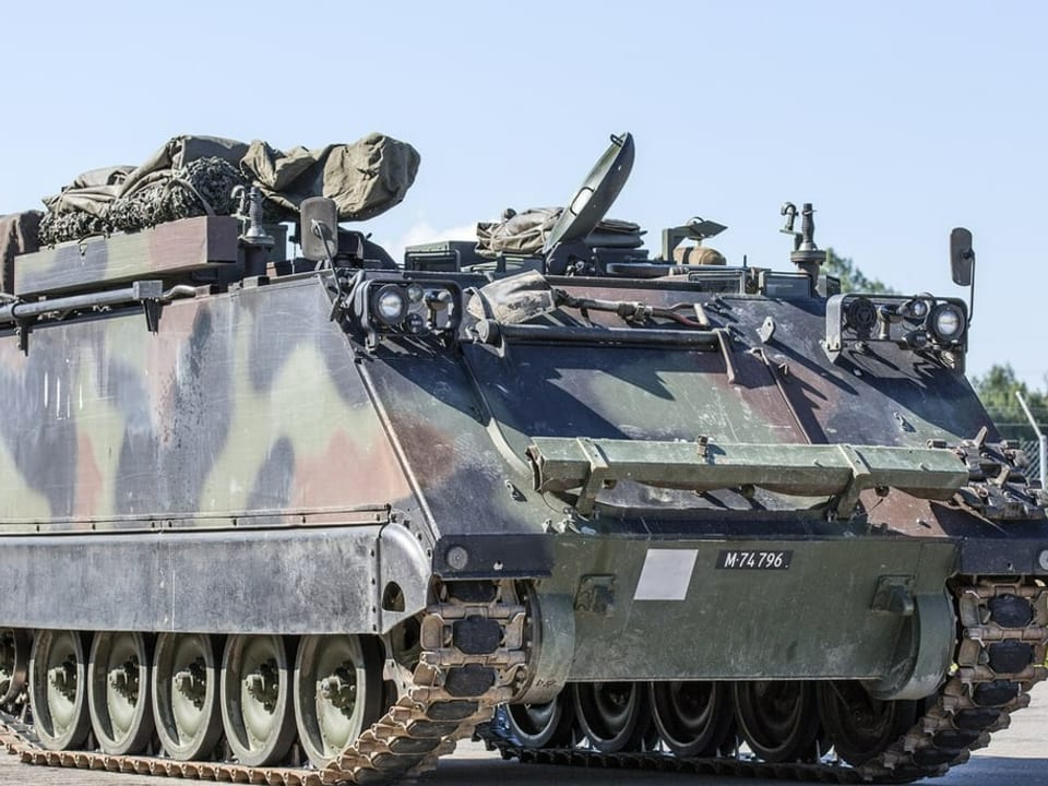 Ein Schützenpanzer 63/07 M113 der Schweizer Armee.