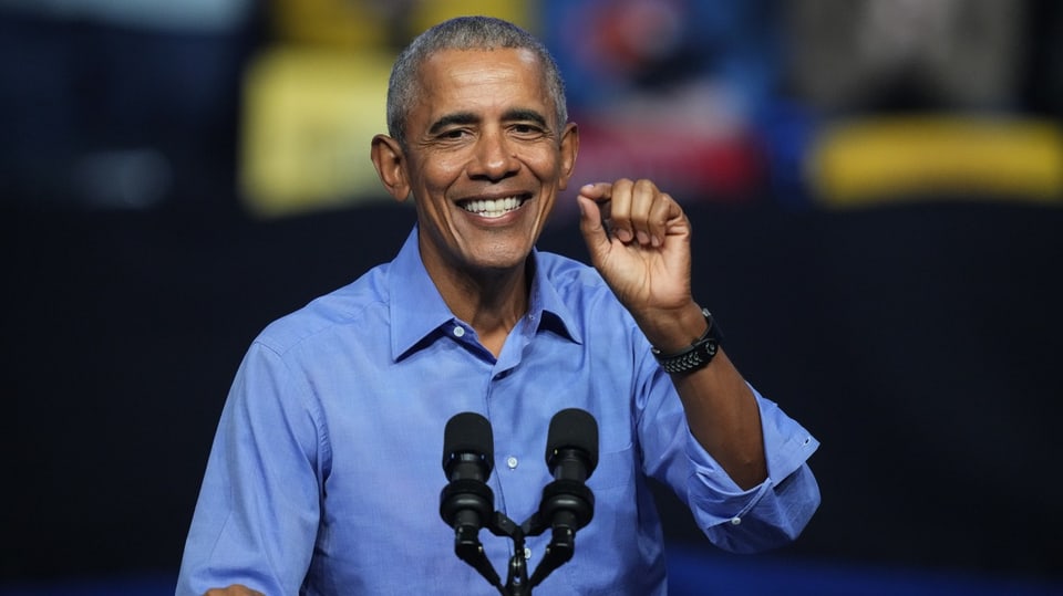 Porträt des früheren US-Präsidenten Barack Obama