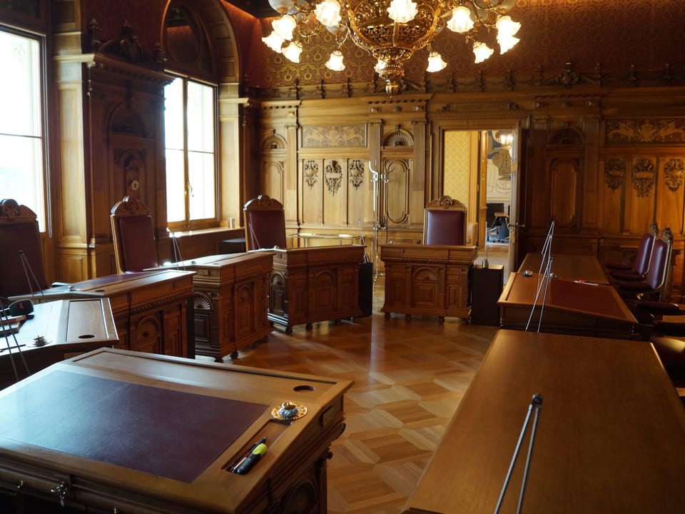 Das Bundesratszimmer.