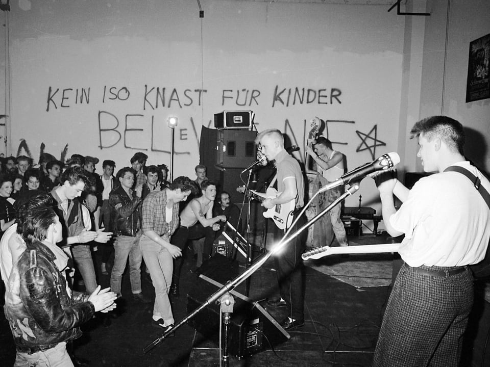 Ein Konzert in der Grabenhalle in den 80er-Jahren. 