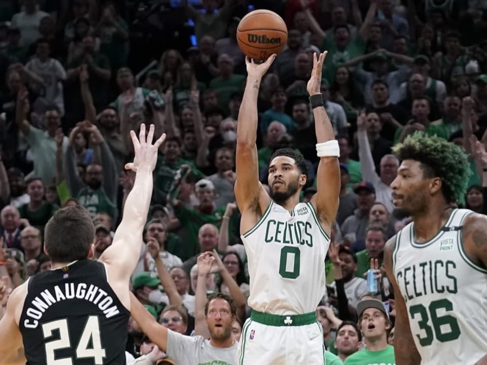 Treffen nun auf die Miami Heat Jayson Tatum und die Boston Celtics.