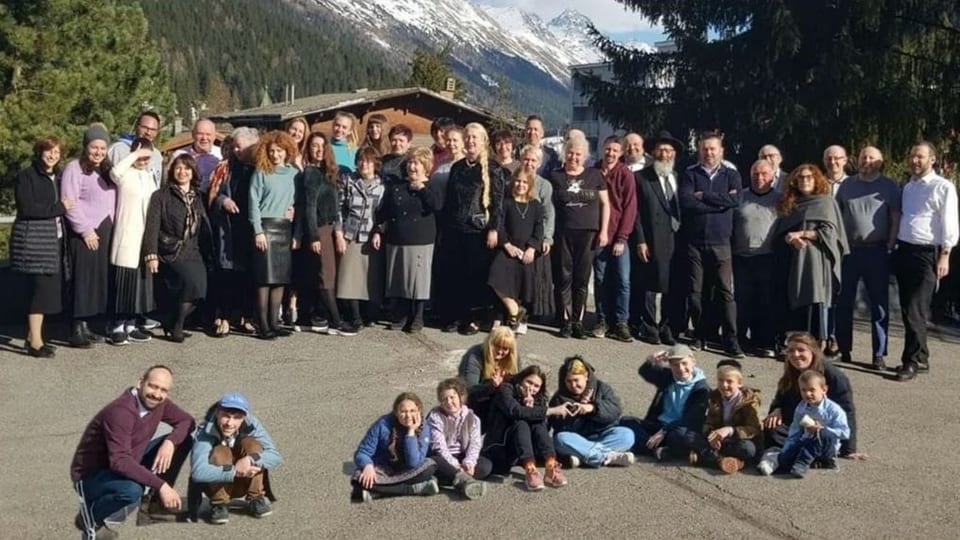Gruppenfoto der Teilnehmenden in Davos