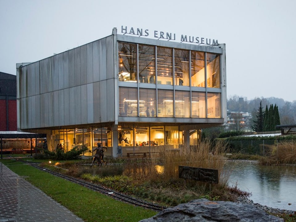 Das Hans Erni Museum auf dem Areal des Luzerner Verkehrshaus.