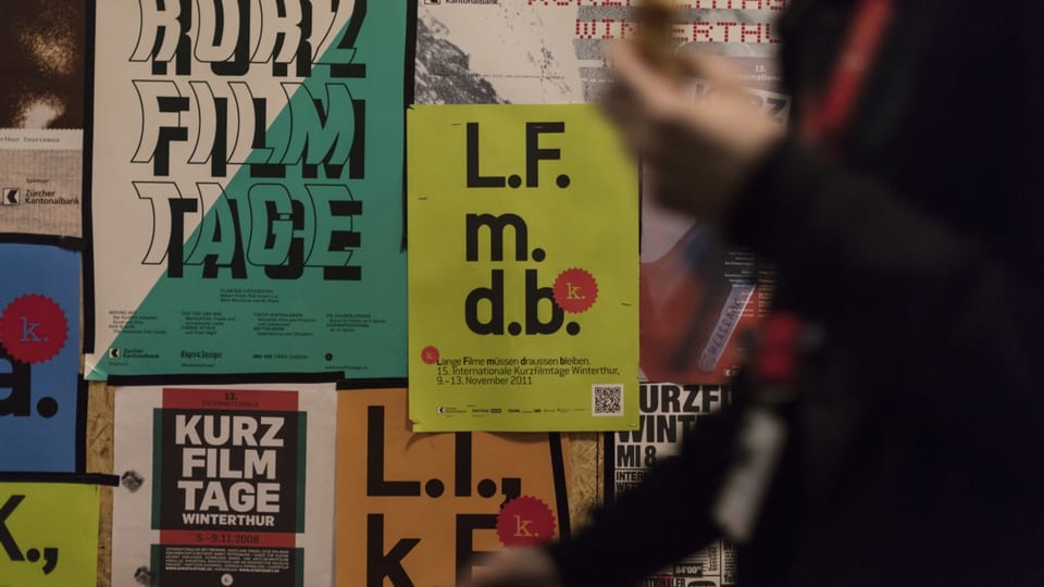 farbige Poster der Kurzfilmtage Winterthur