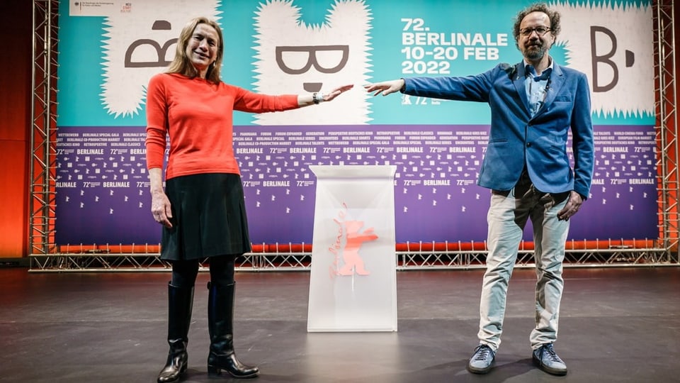 Das Führungsduo der Berlinale: Mariette Rissenbeek und Carlo Chatrian.