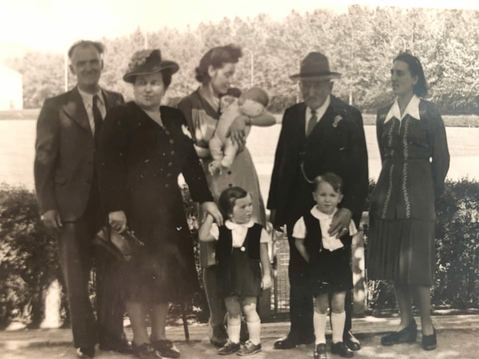 Familienfoto aus 1949.