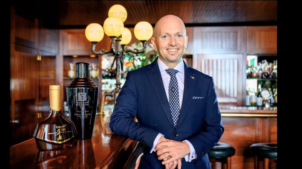 Christian Heiss, Chef de Bar in der Kronenhalle.