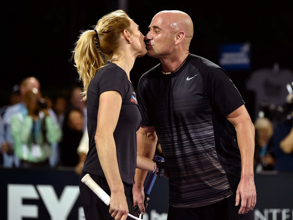 Seit 1999 ein Paar: Steffi Graf und Andre Agassi.