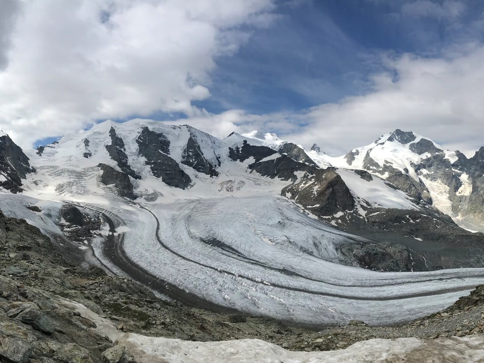 Gletscher in den Alpen 